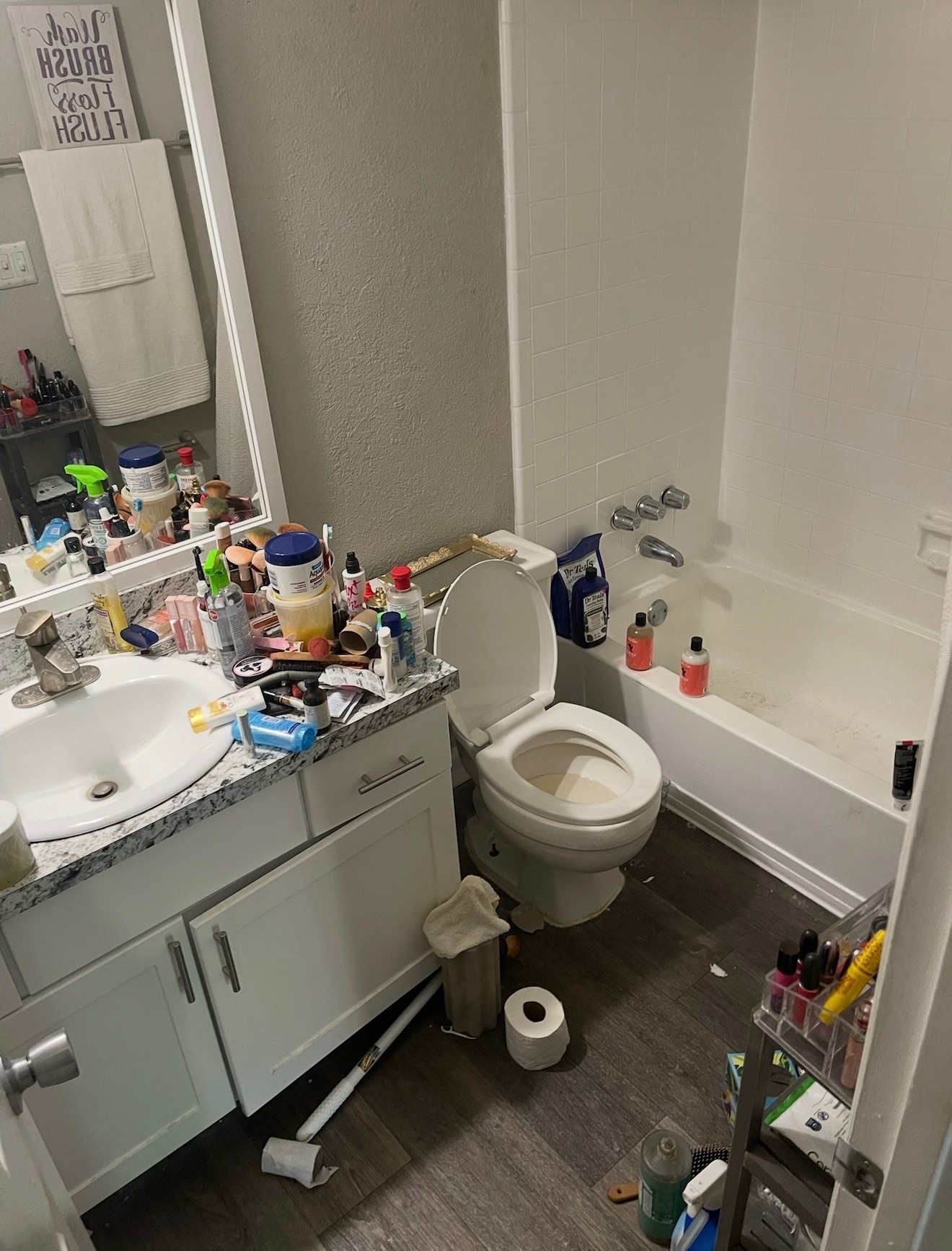 Bathroom before